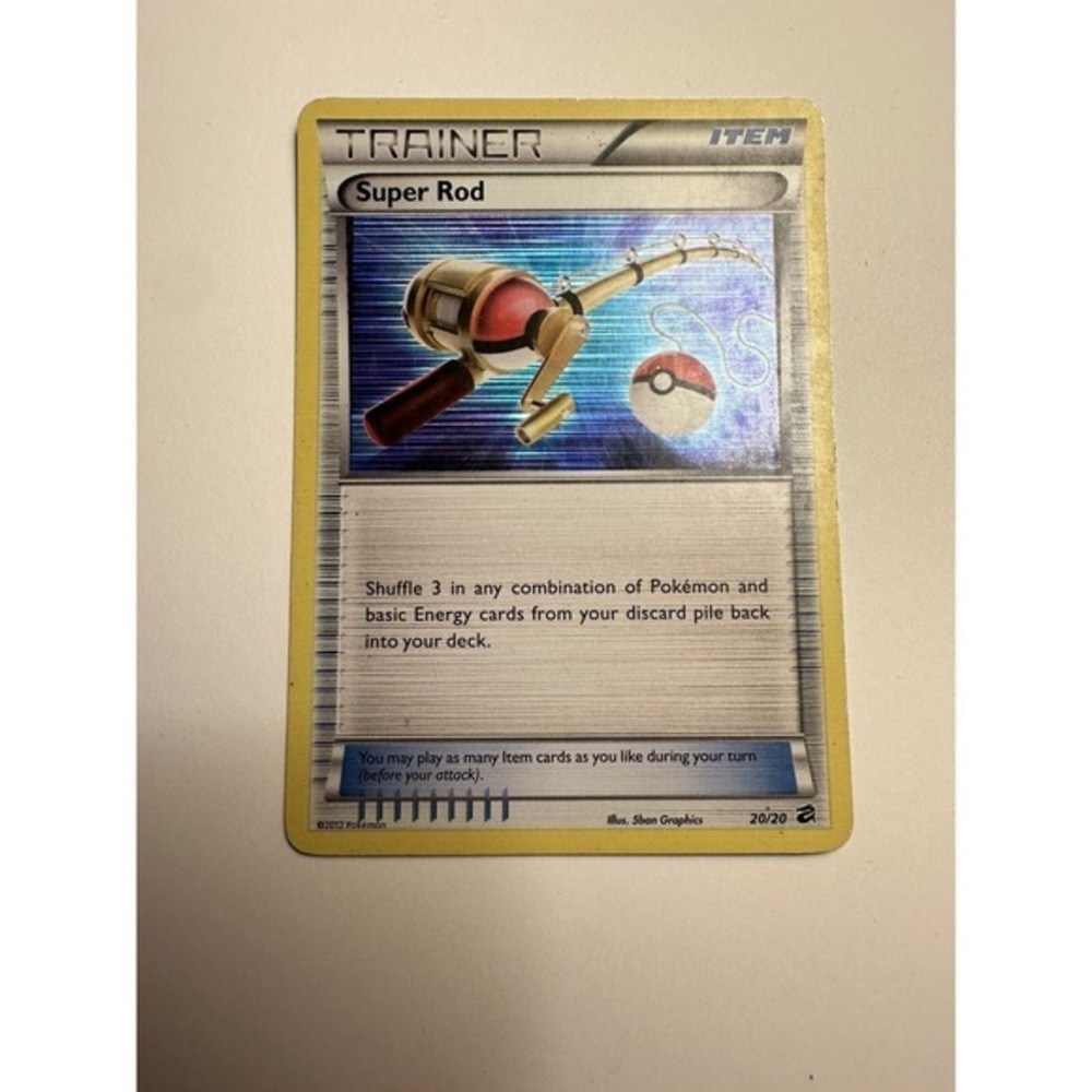 Super Rod - 20/20 Dragon Vault Holo Trainer -‎ HP Damaged 76Z